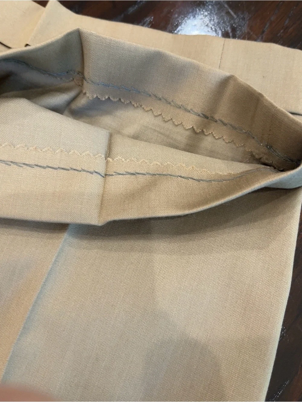 Private Label Men’s Italian Made Super 100s Wool Double Pleated Dress Pants